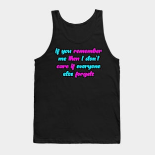 Quote valentine Tank Top